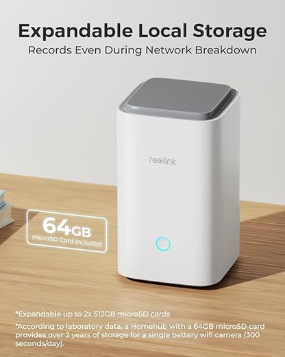 Reolink Home Hub 4K Wi-Fi 6 64GB Micro SD