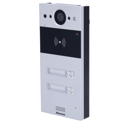 Akuvox R20B-2B 2MP PoE SIP opbouw 2 appartementen Video Door Station