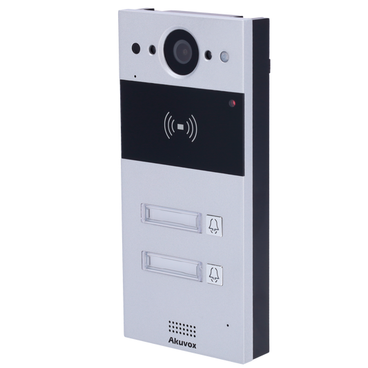 Akuvox R20B-2B 2MP PoE SIP opbouw 2 appartementen Video Door Station