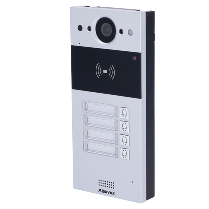 Akuvox R20B-4B 2MP PoE SIP opbouw 4 appartementen Video Door Station