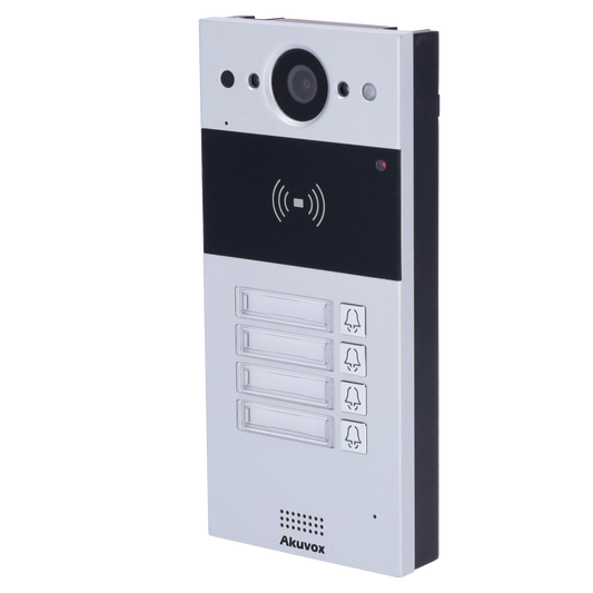 Akuvox R20B-4B 2MP PoE SIP opbouw 4 appartementen Video Door Station