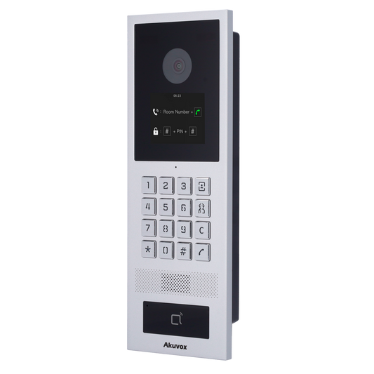 Akuvox S532 2MP PoE+ SIP Vandaalbestendige IK08 TFT 2.8" touchscreen Video Intercom