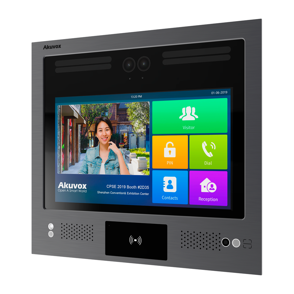 Akuvox X916S-L Dual  2MP PoE+ 4G SIP Vandaalbestendige IK08 IPS 13" touchscreen Gezichtsdetectie Video Intercom