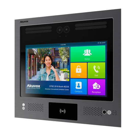 Akuvox X916S-L Dual  2MP PoE+ 4G SIP Vandaalbestendige IK08 IPS 13" touchscreen Gezichtsdetectie Video Intercom