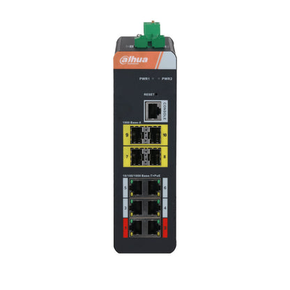 Dahua DH-IS4410-6GT-120 Cloud Managed 6 PoE 4 SFP Uplink 120W Switch