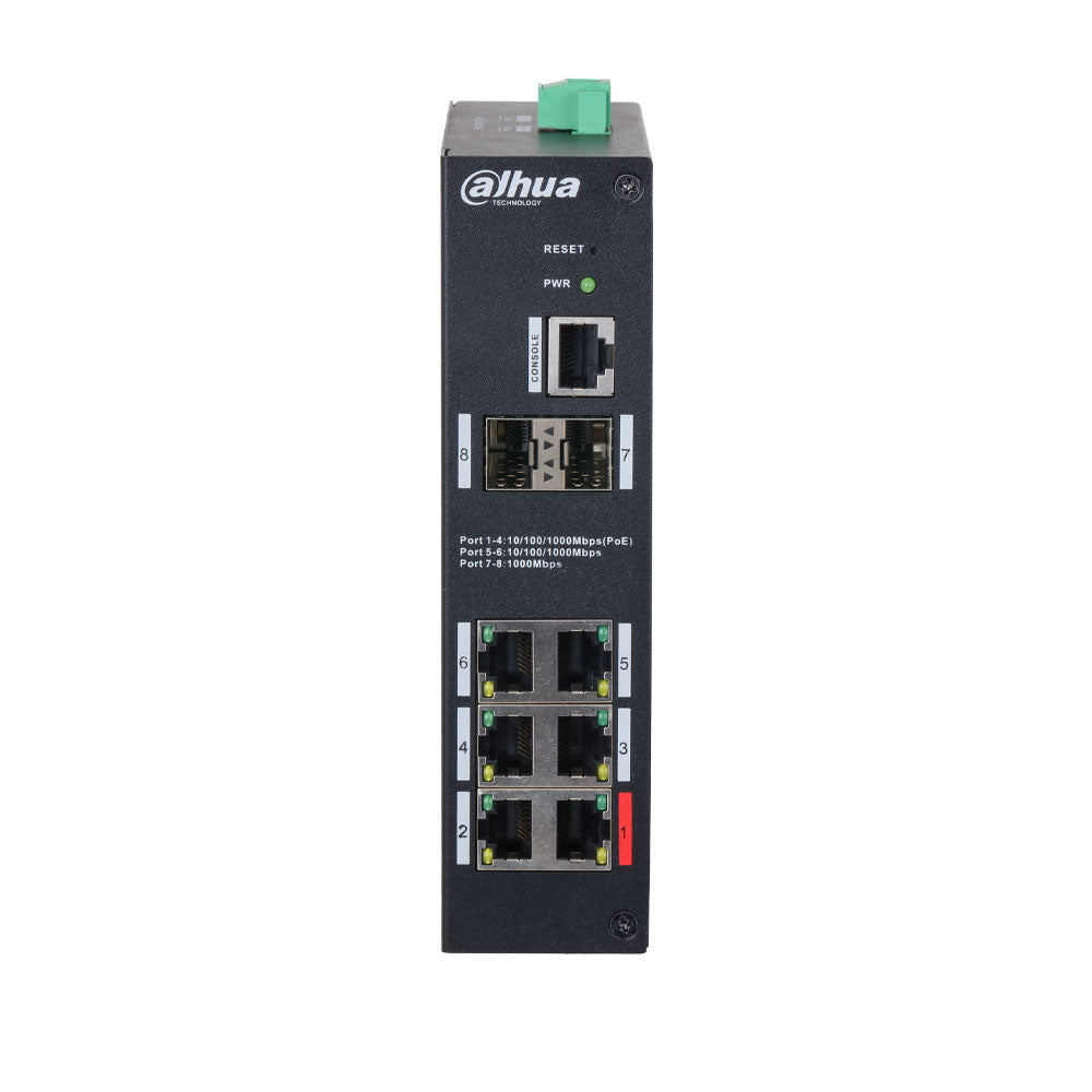 Dahua DH-HS4208-4GT-90 Cloud Managed 4 PoE 2 RJ45 Uplink 2 SFP Uplink 90W Switch