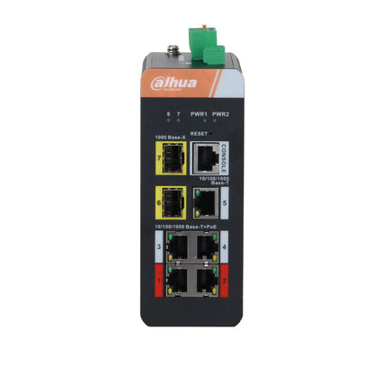 Dahua DH-IS4207-4GT-120 Cloud Managed 4 PoE 3 RJ45 Uplink 2 SFP Uplink 120W Switch