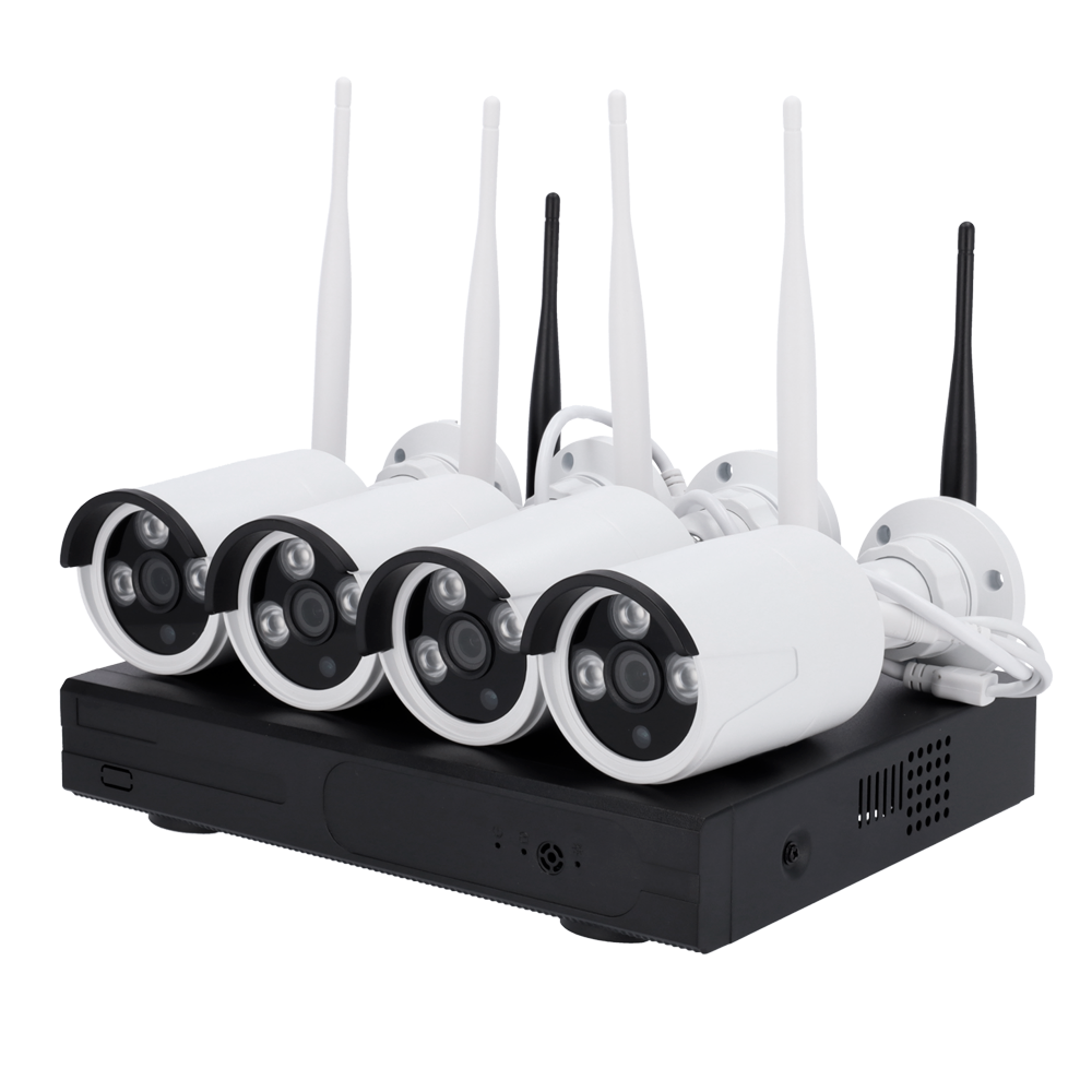 Nivian KIT430W 4x 3MP 4mm IR 20m WiFi Ethernet CCTV kit