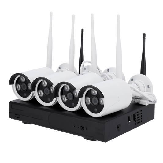 Nivian KIT430W 4x 3MP 4mm IR 20m WiFi Ethernet CCTV kit