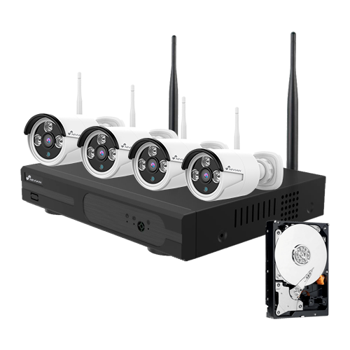 Nivian KIT830W 4x 3MP NVR 1TB CCTV kit