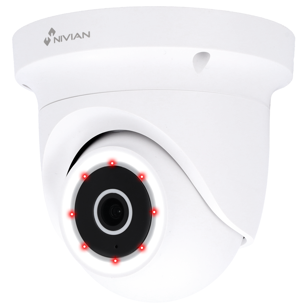 Nivian IPC-0H4D-L WiFi 3MP WiFi IR 10m 4mm LED Full Color Autotracking Audio Turret IP camera