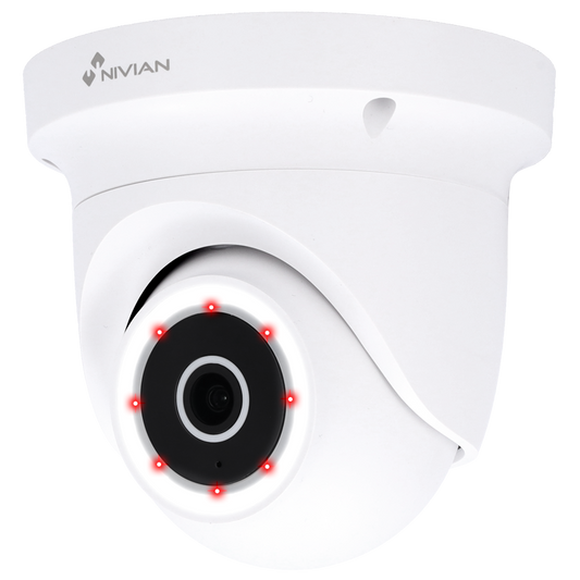 Nivian IPC-0H4D-L WiFi 3MP WiFi IR 10m 4mm LED Full Color Autotracking Audio Turret IP camera