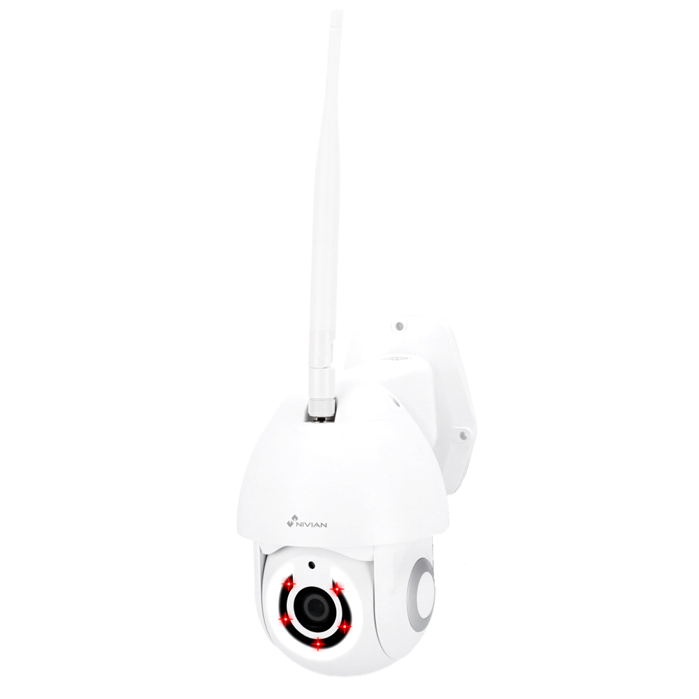 Nivian IPC-0S2 4MP WiFi IR10 m PT Autotracking Audio IP camera wit