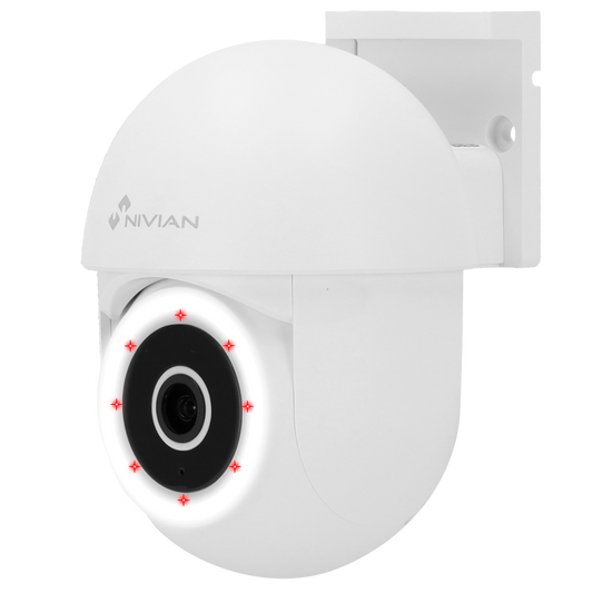 Nivian IPC-0S4-L-MINI 3MP WiFi IR 10m 3.6mm LED Full Color PT Autotracking Audio IP camera