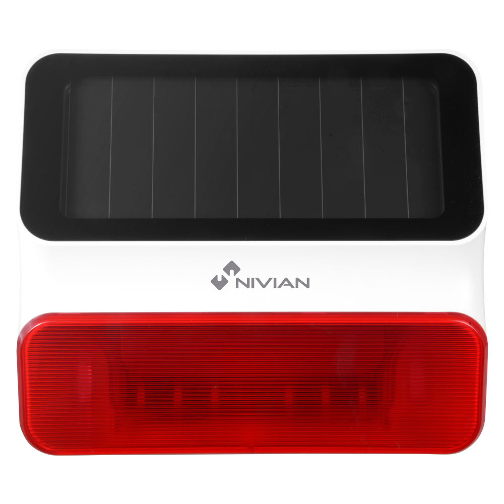 Nivian Smart S8A-U1 Outdoor Sirene Solar en batterij