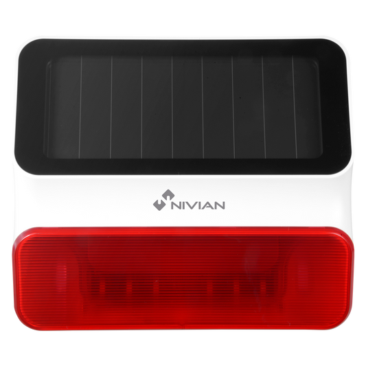 Nivian Smart S8A-U1 Outdoor Sirene Solar en batterij