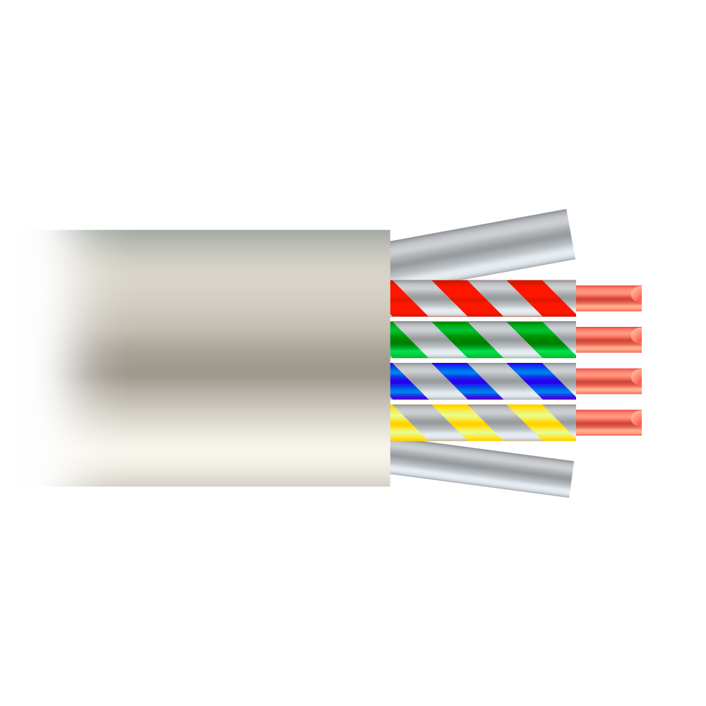 Safire CAT6 UTP CCA 100 meter LSZH kabel grijs