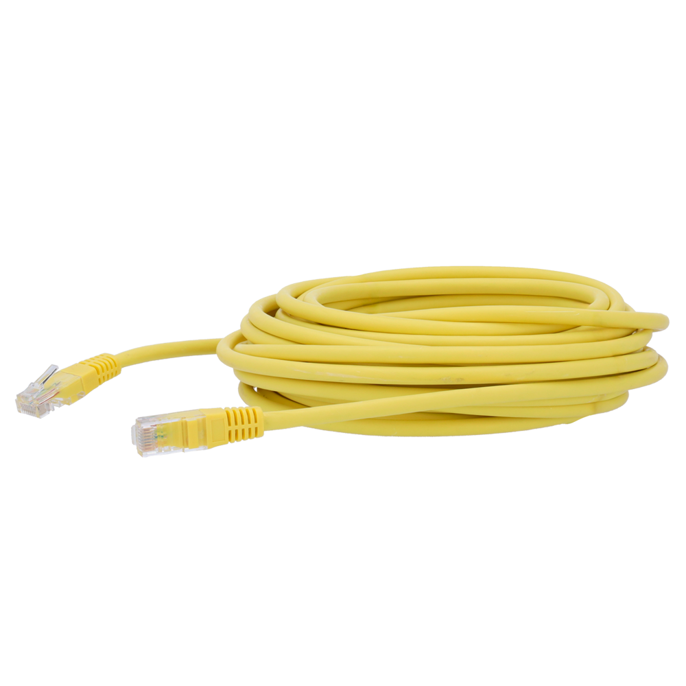 Safire CAT6 UTP halogeen vrij 5 meter CCA patchkabel geel