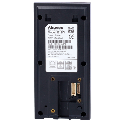 Akuvox E12S PoE SIP Opbouw IP Video Door Station