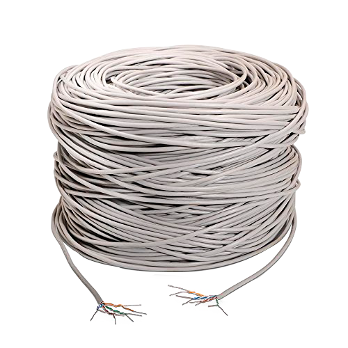 Safire CAT5E UTP 100% koper 305 meter kabel grijs