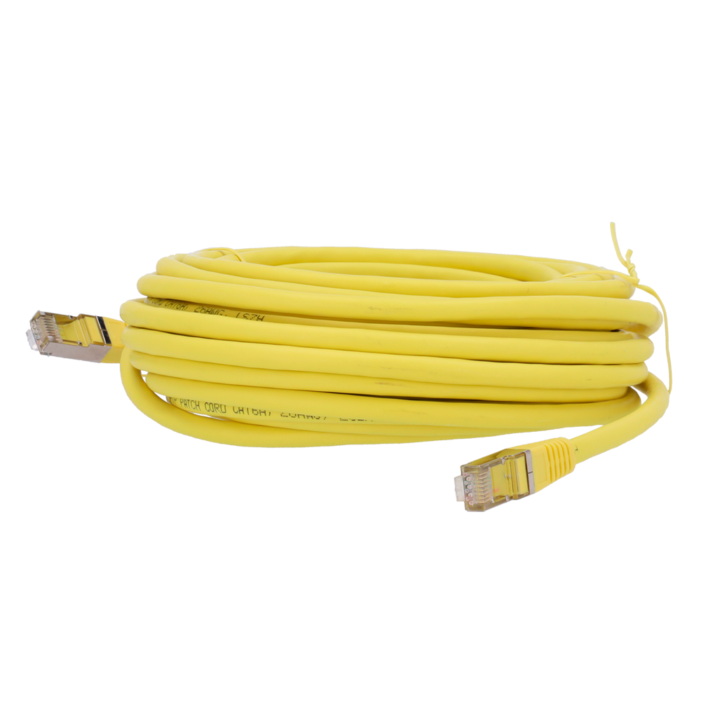 Safire CAT6A SFTP 100% koper patchkabel 2 meter geel