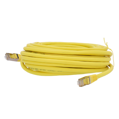 Safire CAT6A SFTP 100% koper patchkabel 2 meter geel