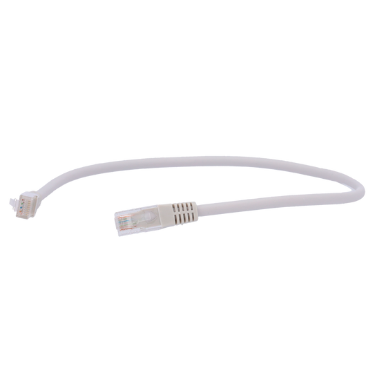 Safire CAT6 UTP halogeen vrij 0.3 meter CCA patchkabel wit