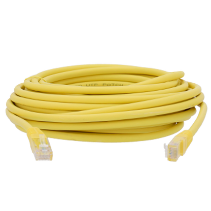 Safire CAT6 UTP halogeen vrij 2 meter CCA patchkabel geel