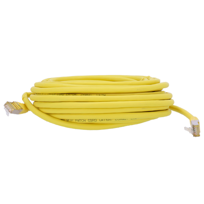 Safire CAT6A SFTP 100% koper patchkabel 2 meter geel