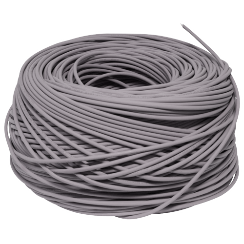 Safire CAT6A UTP 305 meter 100% koper Halogeen vrij kabel grijs