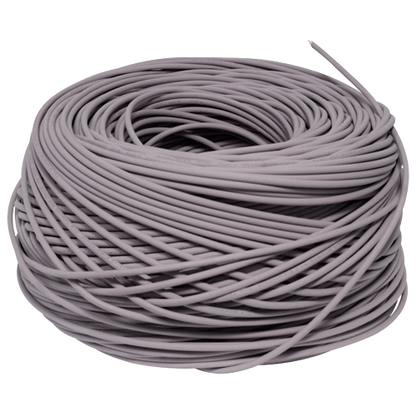 Safire CAT6A UTP 305 meter 100% koper Halogeen vrij kabel grijs