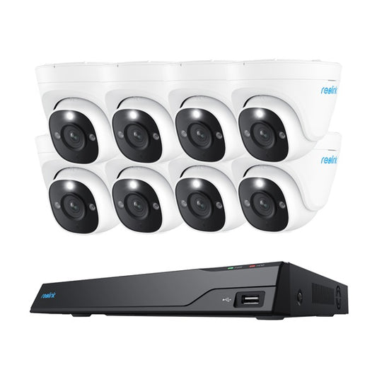 Reolink NVS16-8MD8 8x AI 8MP PoE NVR 4TB beveiligingsset